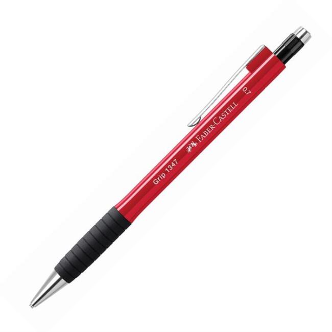 Faber Castell 1347 Grip Uçlu Kalem 0.7 mm Kırmızı - 1