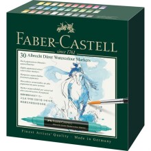 Faber Castell Albrecht Dürer 30 Renk Sulu Boya Marker Set - 1