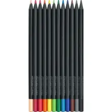 Faber Castell Black Edition Kuruboya Kalem Seti 12li 116412 - Faber Castell (1)