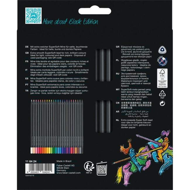 Faber Castell Black Edition Kuruboya Kalem Seti 24lü 116424 - 2