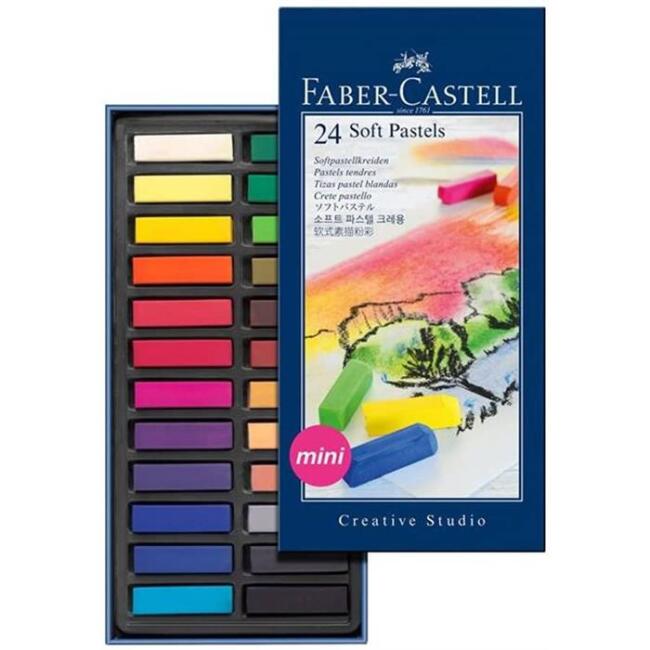 Faber Castell Creative Studio Mini Soft Pastel 24’lü Set - 5