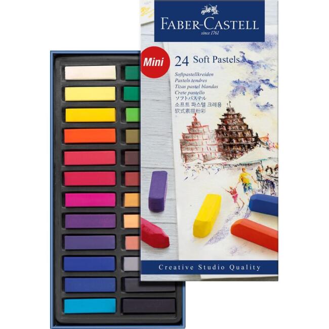 Faber Castell Creative Studio Mini Soft Pastel 24’lü Set - 10