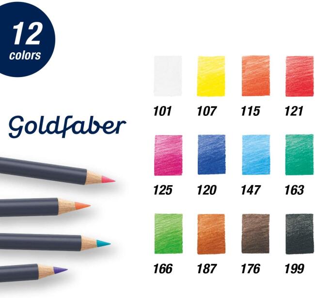 Faber Castell Goldfaber 12’li Kuru Boya Kalem Seti - 2