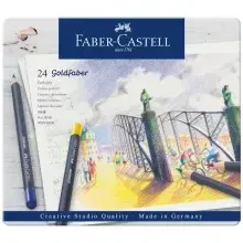 Faber Castell Goldfaber Metal Kutuda Kuruboya Kalem Seti 24'lü 11 47 24 - 1