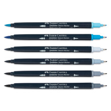 Faber Castell Goldfaber Sketch Çift Taraflı Fırça Uçlu Marker Seti 6lı Product Design Tone 164806 - 4