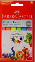 Faber Castell Tack-It Karışık Renk Hamur Yapıştırıcı 50 gr 5130187094 - 1