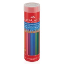 Faber Castell Jumbo Üçgen Boya Kalemi 12'li 5173 116615 - 1