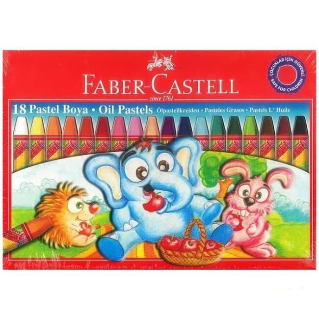 Faber Castell Pastel Boya Seti Red Line 18Lı N:5282125318 Karton Kutu - 1