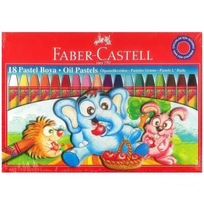 Faber Castell Pastel Boya Seti Red Line 18’li Karton Kutu N:5282125318 - 1