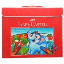 Faber Castell Pastel Boya Seti Red Line 24lü N:5281125124 Çantalı - Faber Castell
