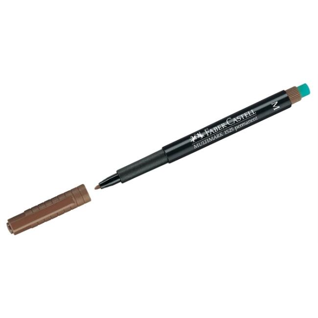 Faber Castell Permanent Kalem M Seri 1 mm N:1523 Kahverengi Asetat Kalemi - 1