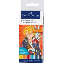 Faber Castell Pitt Artist Manga Shonen Set 6’lı - 1
