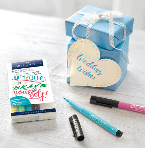Faber Castell Pitt Artist Pen Fırça Uçlu El Yazısı Seti 6 Parça - 3