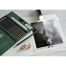 Faber Castell Pitt Graphite Matt Eskiz Karakalem Set 11'li 115220 - 4