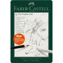 Faber Castell Pitt Graphite Matt Eskiz Karakalem Set 11'li 115220 - 1
