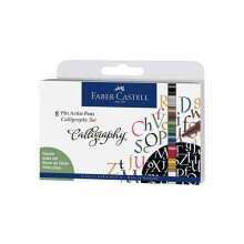 Faber Castell Pitt Kaligrafi Seti 8’li - Faber Castell