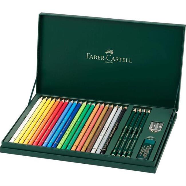 Faber Castell Polychromos Profesyonel Kuru Boya 20’li Set - 1