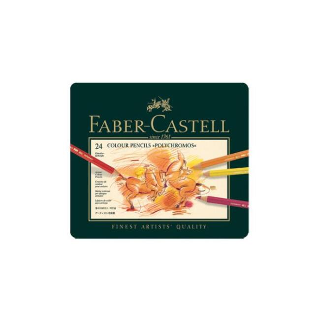Faber Castell Polychromos Profesyonel Kuru Boya 24’lü Set - 2