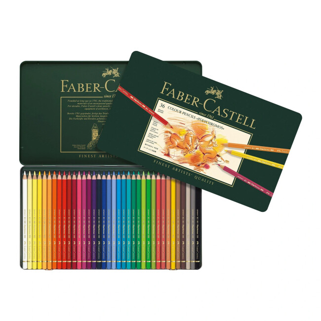 Faber Castell Polychromos Profesyonel Kuru Boya 36’lı Set - Faber Castell