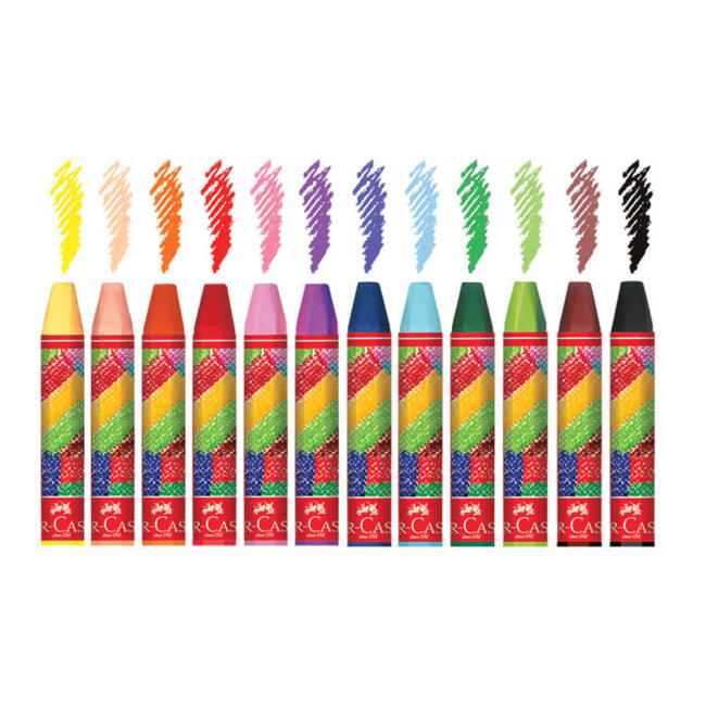 Faber Castell Red Line Yağlı Pastel Boya Seti 12'li 5281 125112 - 3