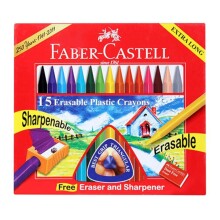 Faber Castell Silinebilir Crayons 15 Renk - 2