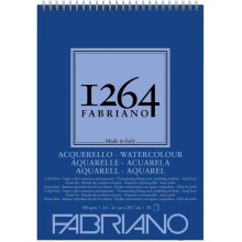 Fabriano 1264 Sulu Boya Defteri A4 Spiralli 300 g 30 Yaprak - FABRIANO