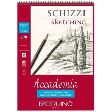 Fabriano Accademia Schizzi Çizim Blok A4 120 g 50 Yaprak - FABRIANO