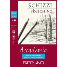 Fabriano Accademia Schizzi Üstten Spiralli Eskiz Defteri A3 120 g 50 Yaprak - FABRIANO