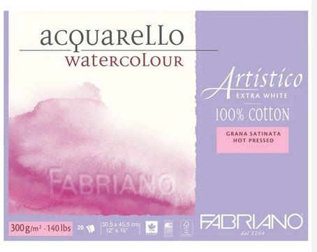 Fabriano Artistıco Sulu Boya Blok Extra White 300 g 31x41 cm 20 Yaprak - 2