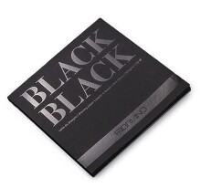 Fabriano Black Black Defter 20x20cm 300gr Siyah N:F19100389 - FABRIANO