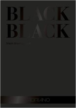 Fabriano Black Black Blok Defter 24x32 cm 300 g Siyah N:F19100391 - FABRIANO