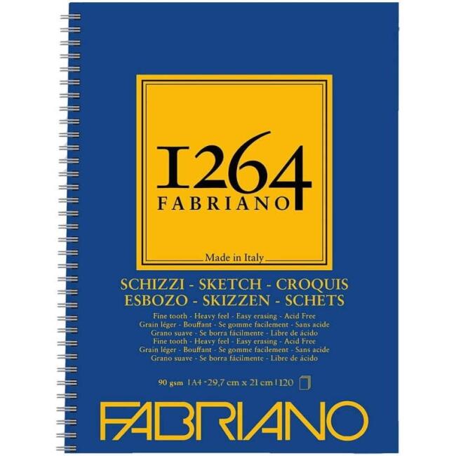 Fabriano 1264 Eskiz Defteri A4 90 g 120 Yaprak - 1