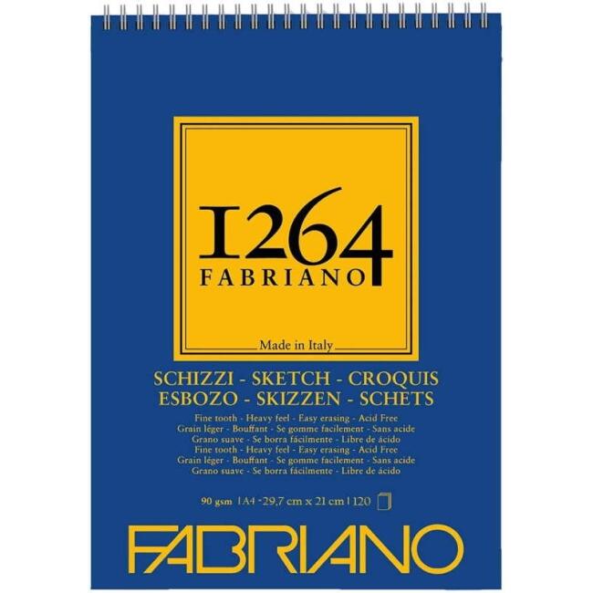 Fabriano 1264 Eskiz Defteri A4 90g 120 Yaprak - 1