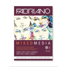 Fabriano Mixed Media Çok Amaçlı Sanatsal Blok 250 g A4 40 Yaprak - 1