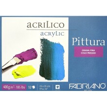 Fabriano Pittura Akrilik Blok 25x35 cm 400 g 10 Yaprak - FABRIANO