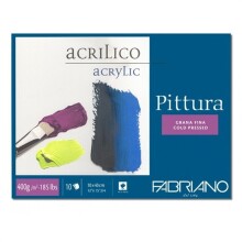 Fabriano Pittura Akrilik Blok 30x40 cm 400 g 10 Yaprak - Fabriano