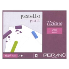 Fabriano Tiziano Pastel Blok 160 g 30.5x41 cm Beyaz 24 Yaprak - FABRIANO