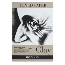 Fabriano Toned Paper Clay Kil Rengi Eskiz Blok A4 120 g 50 Yaprak - FABRIANO