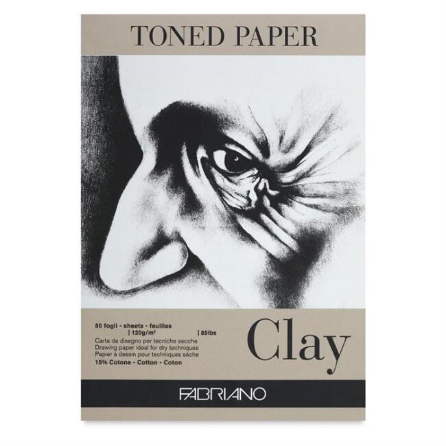 Fabriano Toned Paper Clay Kil Rengi Eskiz Blok A4 120 g 50 Yaprak - 1