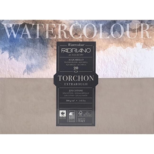 Fabriano Watercolour Torchon 300 g 35,5x51 cm 20 Yaprak - 1