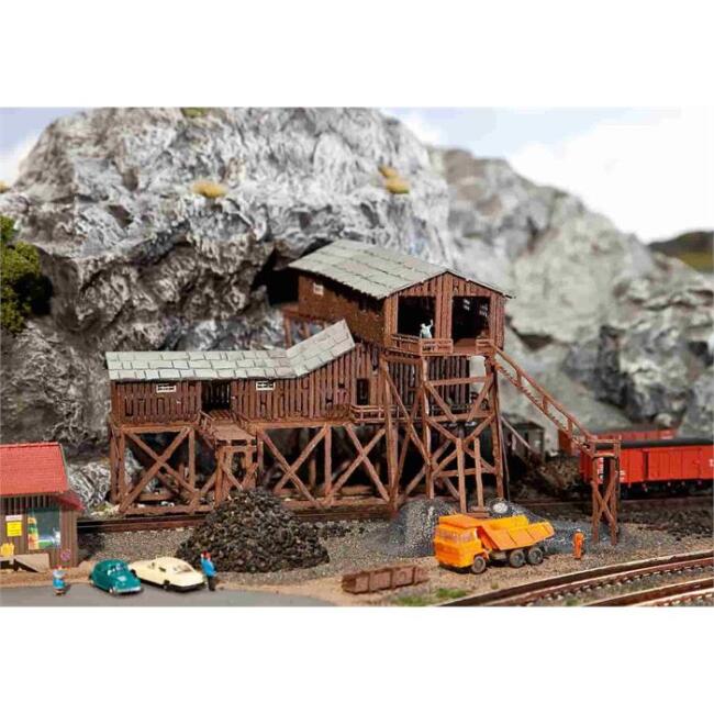 Faller Maket 1:160 Ölçek Eski Kömür Madeni Alte Kohlenmine 93 Parça N:222205 - 1