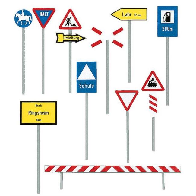 Faller Maket 1:87 Ölçek Trafik İşaretleri N:180539 - 2