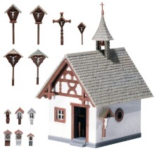 Faller Maket Kapelle Mit Wegkreuzen Yol Kenarı Haçlı Şapel N:130235 - FALLER (1)