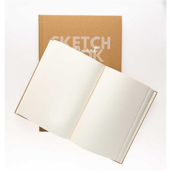 Fanart Academy Sketch Book A4 Kraft 80 g Sert Kapaklı 96 Yaprak - 1