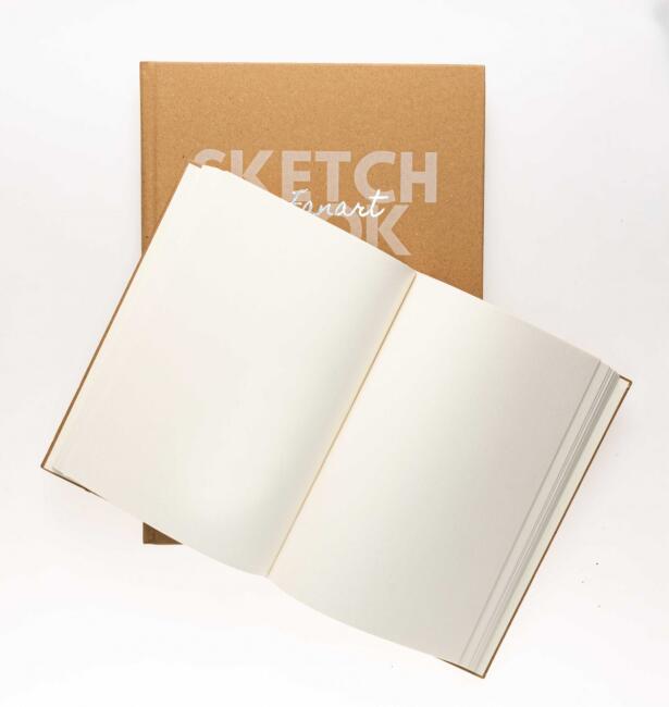 Fanart Academy Sketch Book A4 Kraft 80 g Sert Kapaklı 96 Yaprak - 2