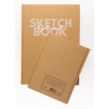 Fanart Academy Sketch Book A5 Kraft 80 g Sert Kapaklı 96 Yaprak - Fanart