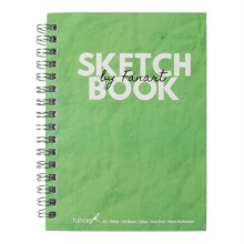 Fanart Academy Sketch Book Spiralli Yeşil Eskiz Defteri 120 g A6 50 Yaprak - FANART