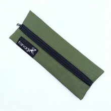 Fanart Academy Soft Geniş Yassı Kalemlik Koyu Yeşil 8x20 cm - Fanart