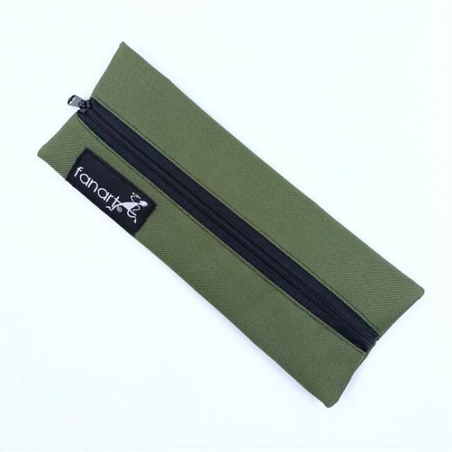 Fanart Academy Soft Geniş Yassı Kalemlik Koyu Yeşil 8x20 cm - 1