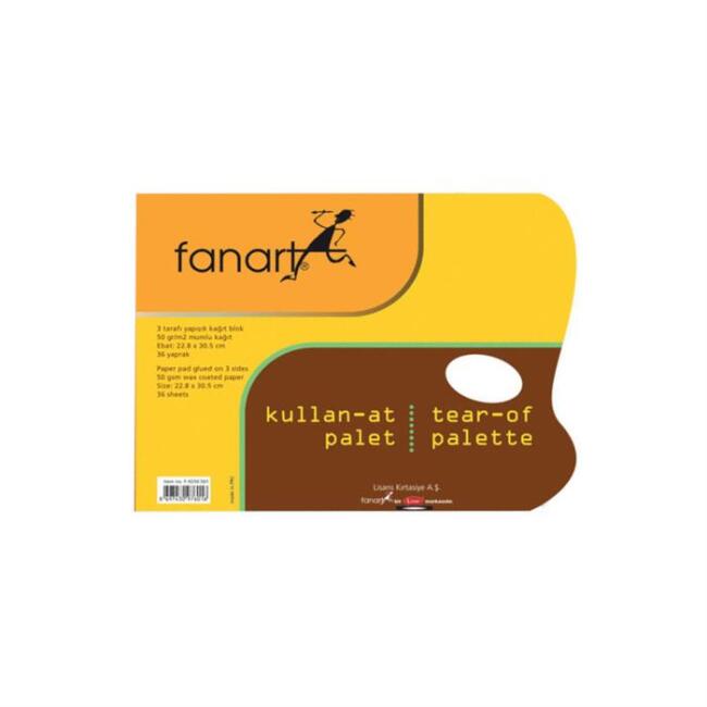 Fanart Kullan-At Kağıt Palet 22.8x30.5 cm 36 Yaprak - 1